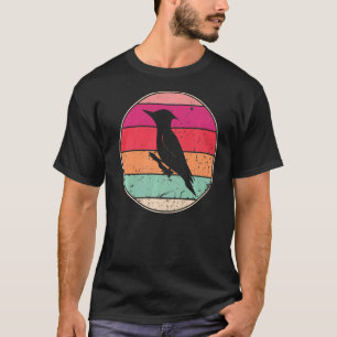 Crow Vintag Cool Crow Niedlich Bird Animal 70er 80 T-Shirt