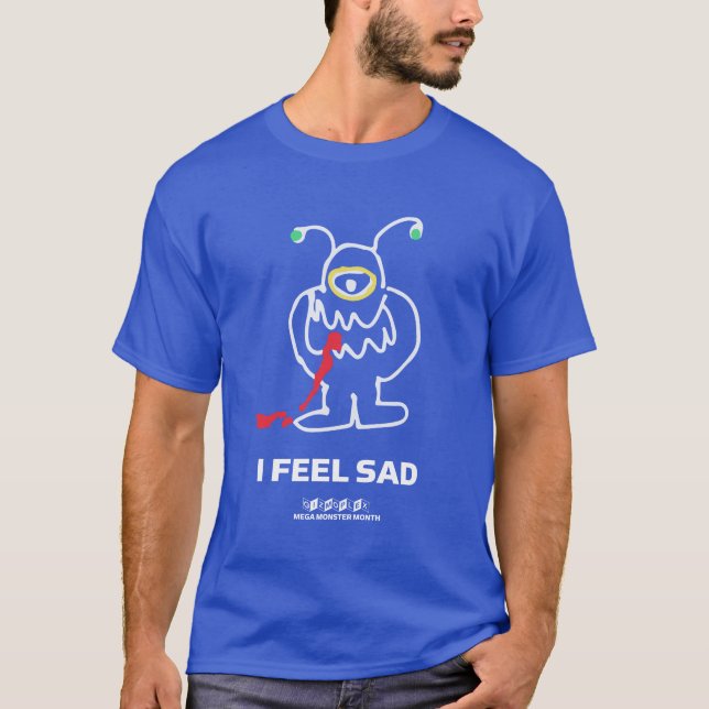 Crow vs. Servo: Ich fühle mich SAD T-Shirt (Vorderseite)