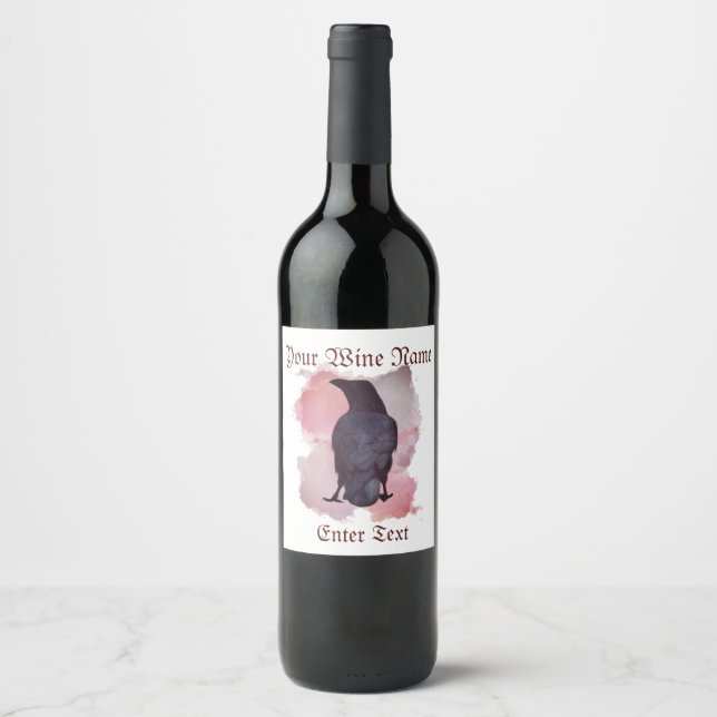 Crow Wine Weinetikett (Vorderseite)