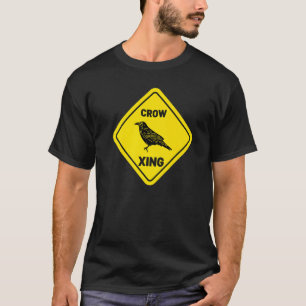 Crow Xing Bird Vintag T-Shirt