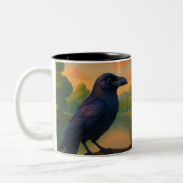 Crow Zweifarbige Tasse