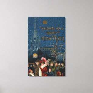 Crowd Blower Horns Leinwanddruck