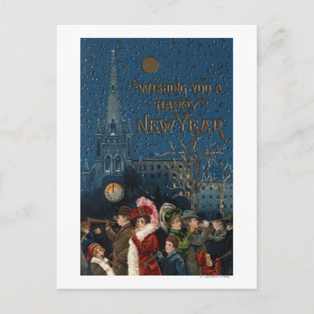 Crowd Blower Horns Postkarte (Vorderseite)