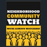 Crowd Design, Nachbarschaft Community Warning Flyer<br><div class="desc">Crowd Design,  Neighborhood Beobachten Sie Community Warning Flyer durch den Business Card Store.</div>