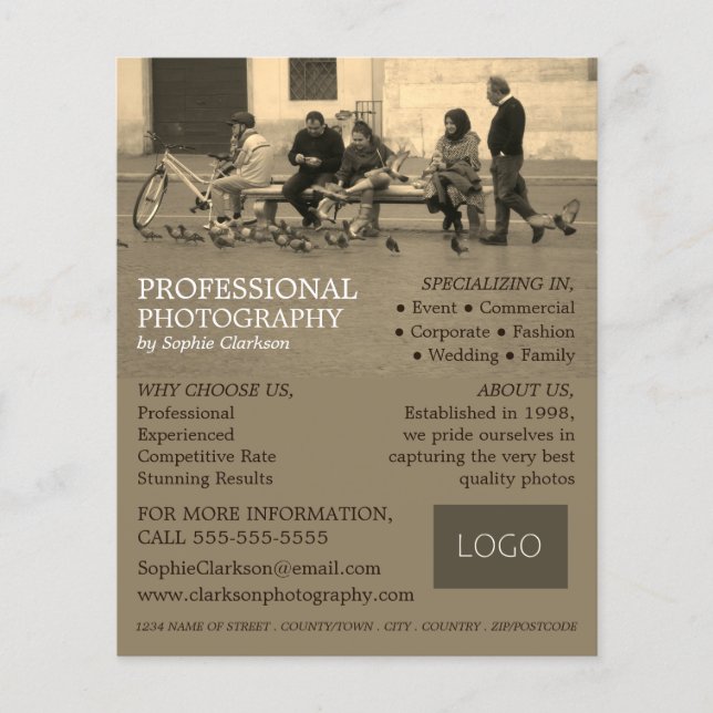 Crowd Portrait, Fotografie, Fotograf - Vermietung Flyer (Vorne)