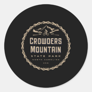 Crowders Mountain State Park Mountainbike Radfahre Runder Aufkleber
