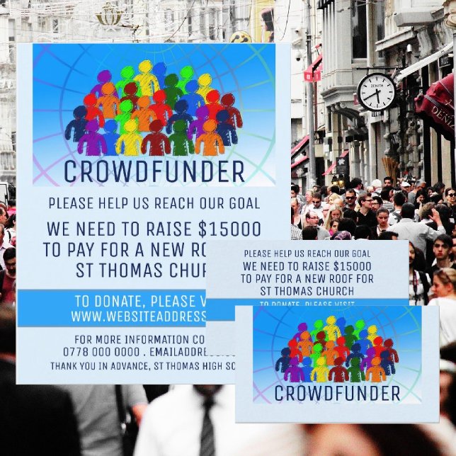 Crowdfunding, Crowdfunder, Crowdfunding Flyer (Von Creator hochgeladen)