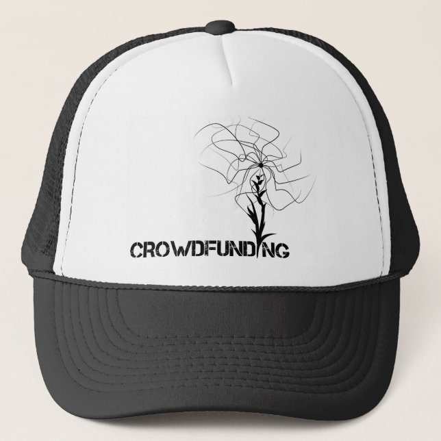 Crowdfunding Hat 1 Truckerkappe (Vorderseite)
