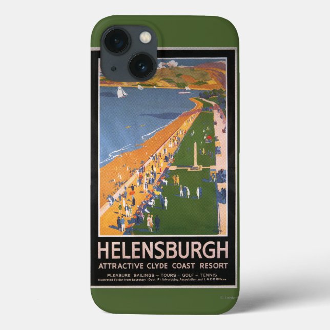 Crowds entlang des Clyde Coast Beach Railplers Case-Mate iPhone Hülle (Rückseite)