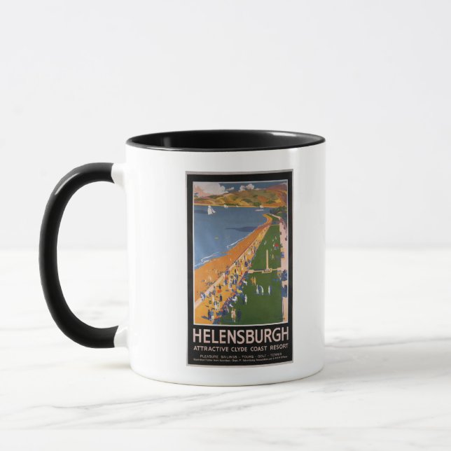 Crowds entlang des Clyde Coast Beach Railplers Tasse (Links)