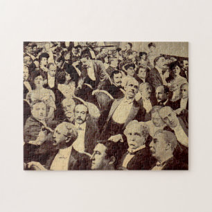 Crowdszene der 20er Jahre Puzzle