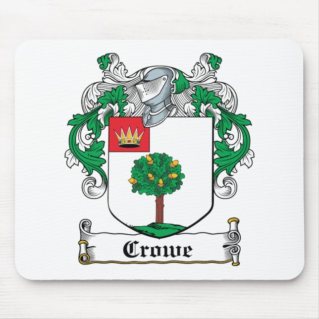 Crowe Familienwappen Mousepad (Vorne)
