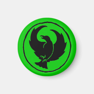 Crowfoot Magnet (schwarz/grün)