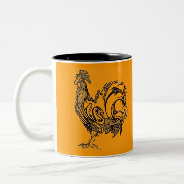 Crow'n 4 KAFFEE Zweifarbige Tasse (Links)