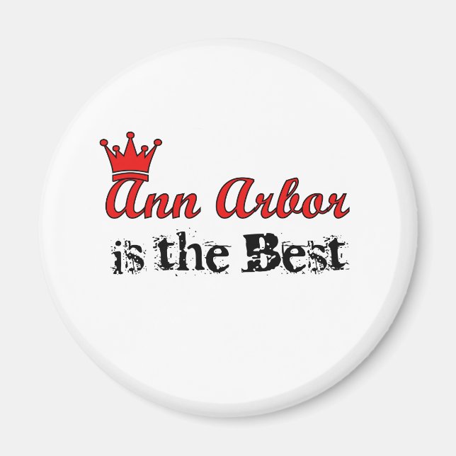 Crown Ann Arbor Magnet (Vorne)