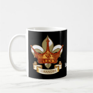 Crown Banner King Opa Tasse