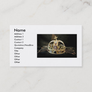 Crown Business Card Visitenkarte