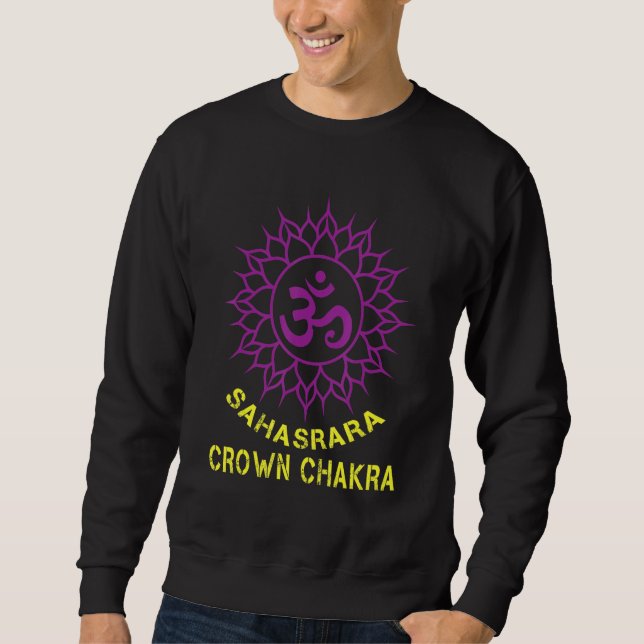 Crown Chakra Sahasrara Sweatshirt (Vorderseite)