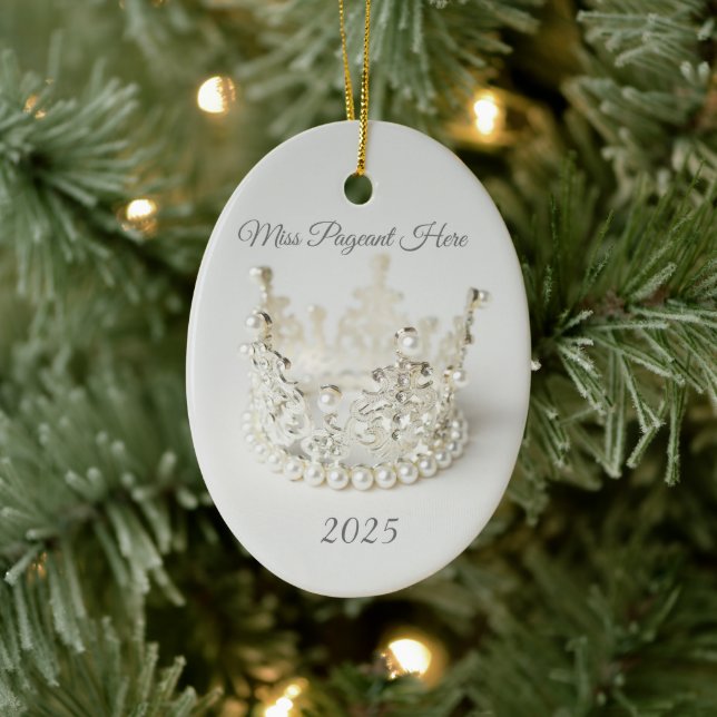 Crown Christmas Ornament (Baum)