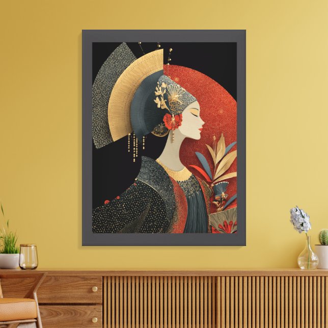 CROWN ELEGANCE #2 LEINWANDDRUCK (Insitu (Wohnzimmer))