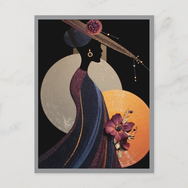 CROWN ELEGANCE #5 Postkarte (Vorderseite)