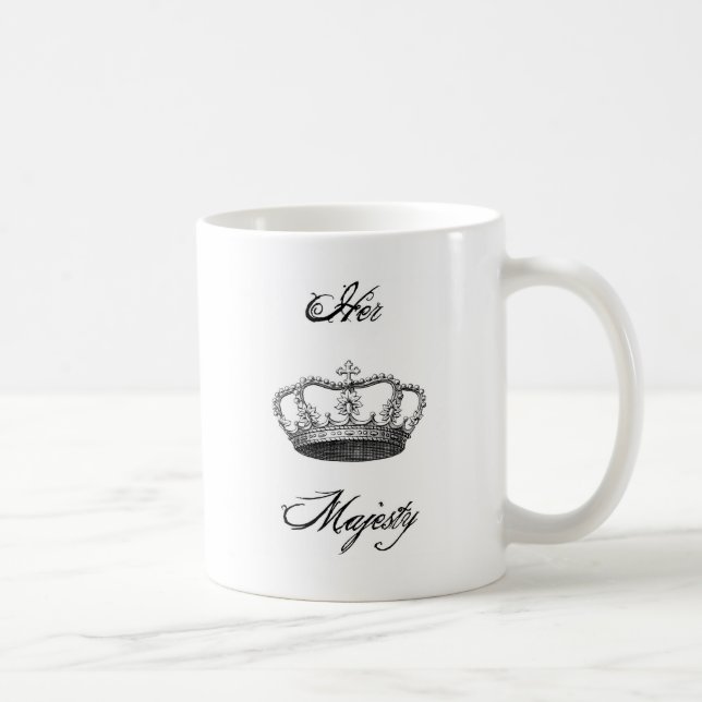 Crown_Her Majesty_Mugcup Kaffeetasse (Rechts)