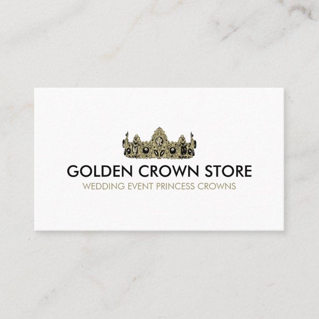 Crown Jewele Luxury Visitenkarte (Vorderseite)