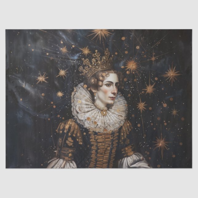 Crown Josephine - Ölgemäldepapier Seidenpapier (Vorderseite)