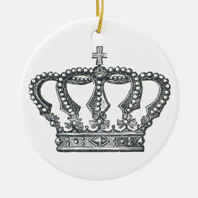 Crown Königs Keramikornament (Vorne)