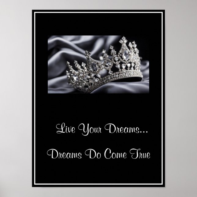 Crown Live Your Dreams Poster (Vorne)