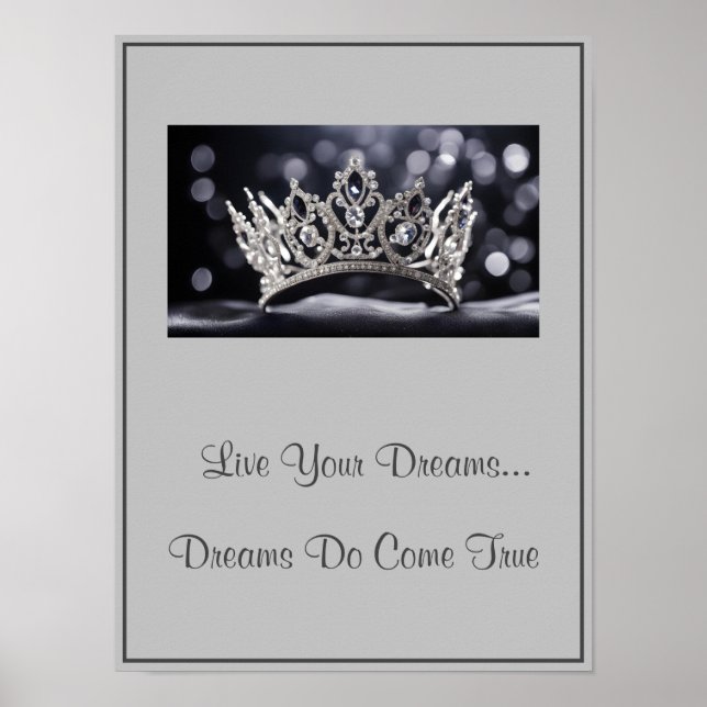 Crown Live Your Dreams Poster (Vorne)