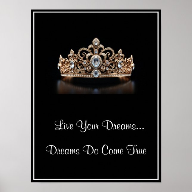 Crown Live Your Dreams Poster (Vorne)