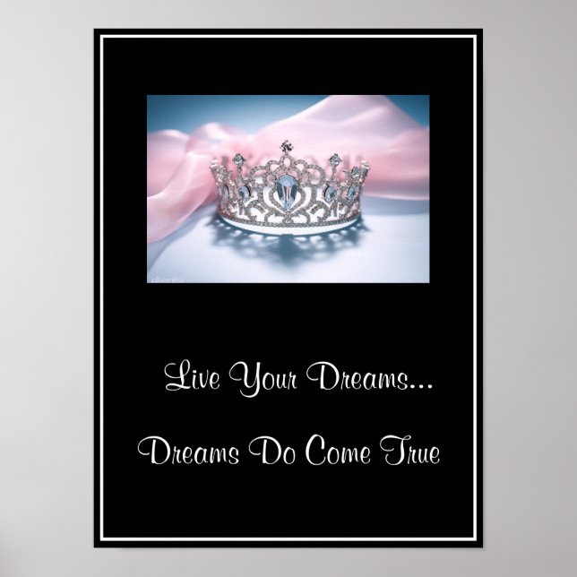 Crown Live Your Dreams Poster (Vorne)