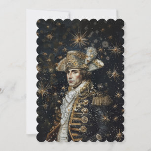 Crown Napoleon - Flacheinladung 12,7 cm x 17,8 cm Einladung