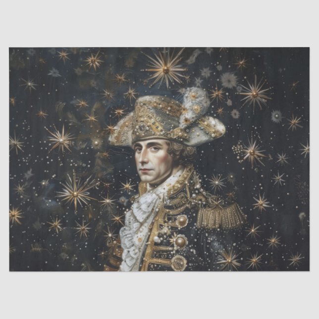 Crown Napoleon - Ölgemäldepapier Seidenpapier (Vorderseite)