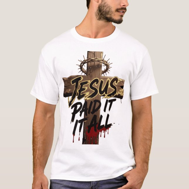 Crown of Thorns Jesus Shirt – Christian T-Shirt (Vorderseite)