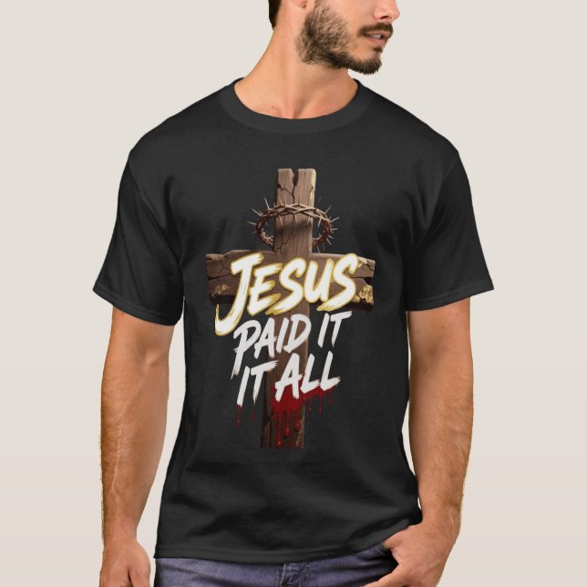 Crown of Thorns Jesus Shirt – Christian T-Shirt (Vorderseite)