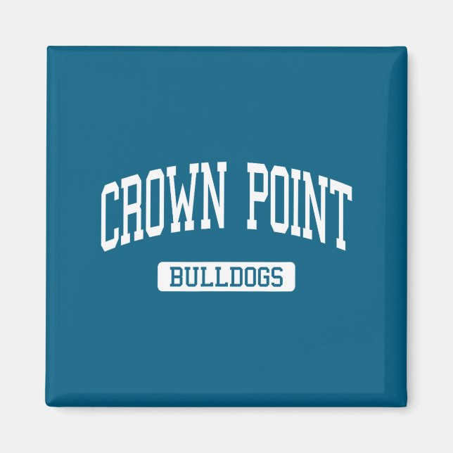 Crown Point High School Hs Illustration Magnet (Vorne)