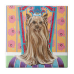 Crown Princess Yorkie Fliese<br><div class="desc">Tiere</div>