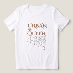 CROWN QUEEN RARE DIAMANT BRAUN FRAUEN TRI-BLEND SHIRT