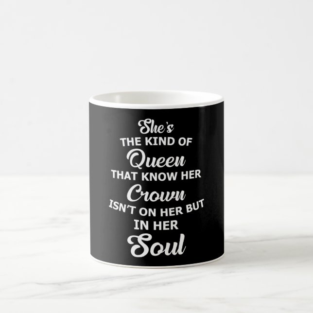 Crown Queen Royal Princess Gold Funny Gift Idee Kaffeetasse (Mittel)
