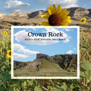 Crown Rock, Scotts Bluff National Monument, NE Postkarte