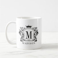 Crown Scrolls Monogram