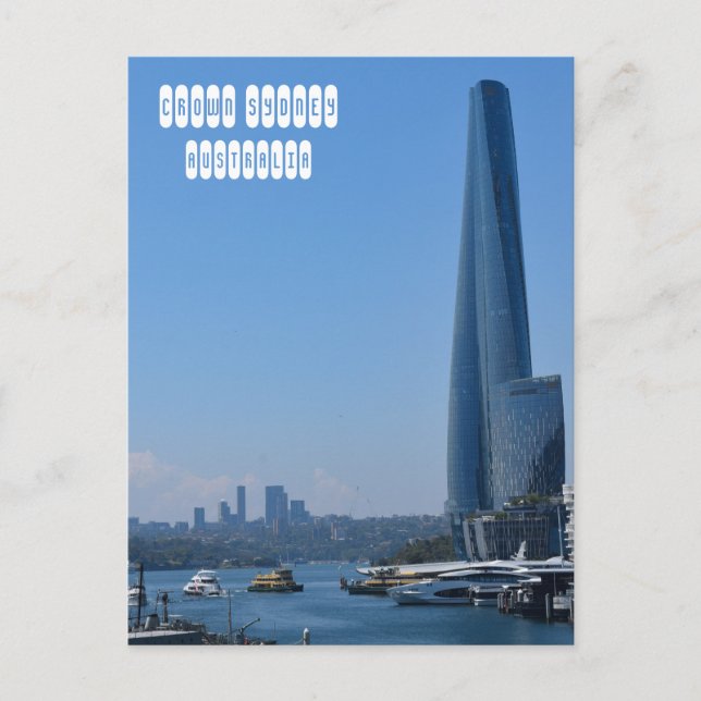 Crown Sydney Postkarte (Vorderseite)