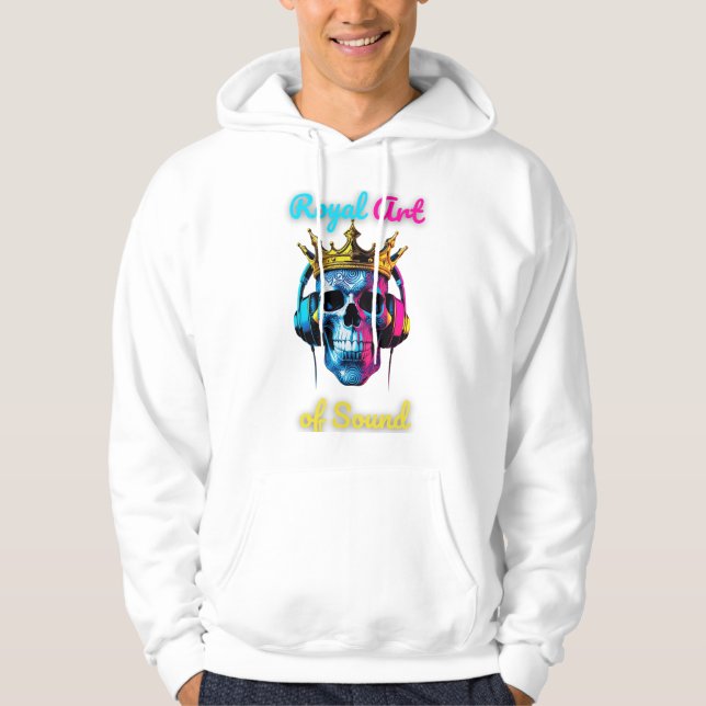 "Crowned in Sound" Hoodie (Vorderseite)