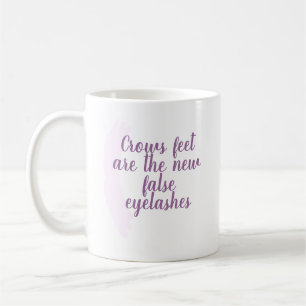 Crows Fees sind die neuen falschen Eyelashes Kaffeetasse