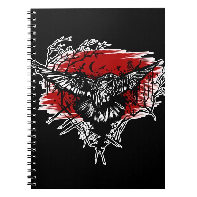 Crows Night Notizblock (Vorderseite)