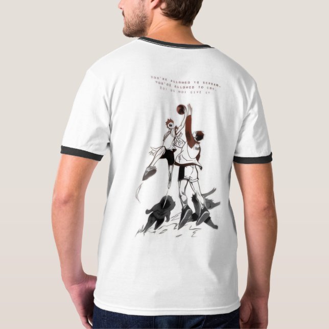 🏐Crows Volleyball Spirit Tee – Fly High Edition🏐 (Schwarz voll)