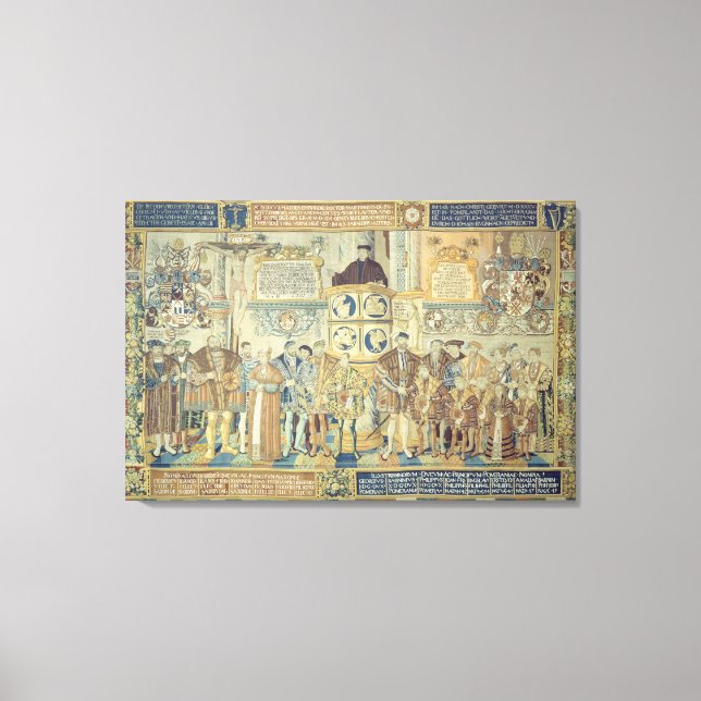 Croy Tapestry, 1554 Leinwanddruck (Vorderseite)