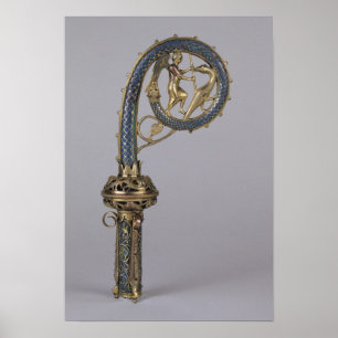 Crozier, der St. Michael darstellt Poster